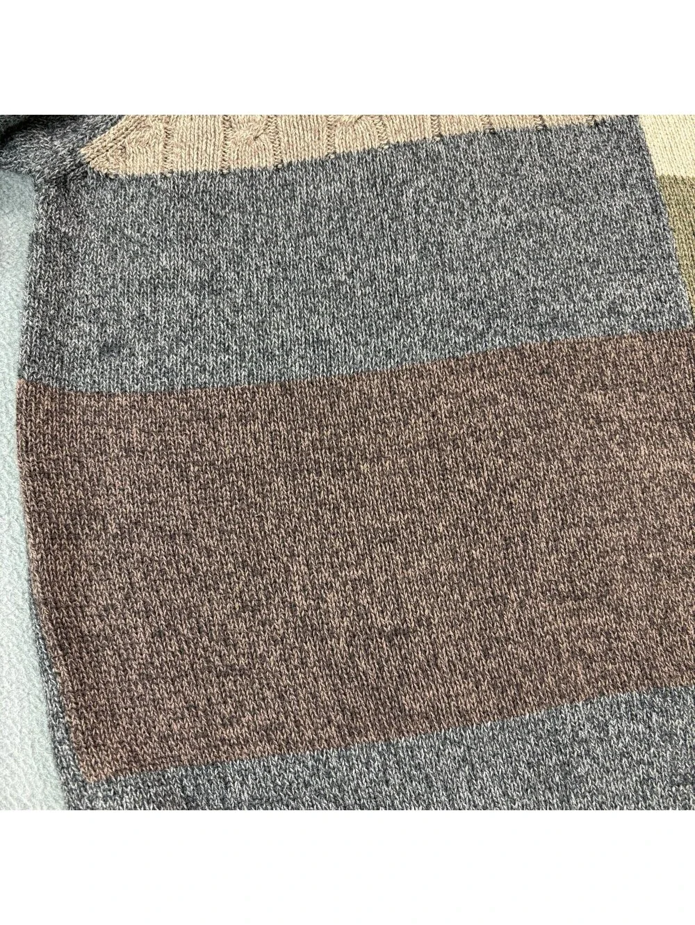 Vintage Geoffrey Beene Color Block Sweater